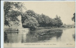 Courville-Vue Prise Sur L'Eure-(CPA). - Courville