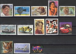 UNITED STATES 2011 13 Postally Used Stamps MICHEL# 4658,4659,4664,4665,4668,4669,4699,4704,4719,4732,4734,4748,4753,4755 - Usati