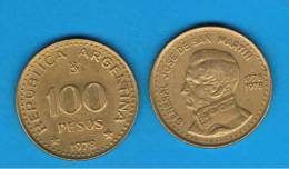 ARGENTINA -  100 Pesos  1978  KM57 - Argentine