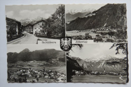 (5/6/1) AK "Schlitters" Zillertal, Mehrbildkarte Mit 4 Ortsansichten - Zillertal