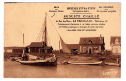 La Tremblade - Huitres  Auguste Chaillé- Ostreiculture - Scan Recto-verso - La Tremblade