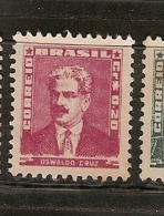 Brazil * & Serie Corrente, Oswaldo Cruz, 1954-1956 (578) - Neufs