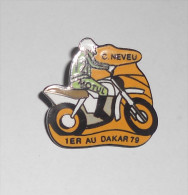 Pin's Rallye Dakar / 1er Du Dakar 79 - Cyril Neveu (signé Pin's Privilège) - Autorennen - F1