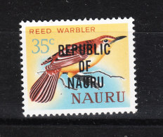 Nauru   -   1968.  Passero Della Micronesia. Reed Warbler.  MNH, Fresh - Passeri