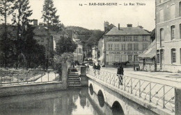 BAR SUR SEINE - La Rue Thiers - Bar-sur-Seine