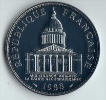 ** 100 FRANCS 1988 PANTHEON ARGENT  FDC ** - 100 Francs