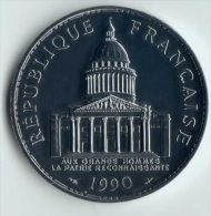 ** 100 FRANCS 1990 PANTHEON ARGENT FDC ** - 100 Francs