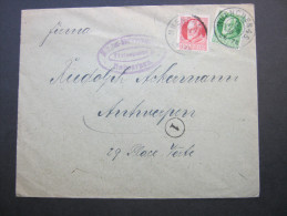 1918, Brief  Nach Antwerpen Mit Zensur - Lettres & Documents