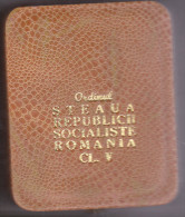 Box For Star Of Socialist Republic Of Romania Order 5th Class - Andere & Zonder Classificatie