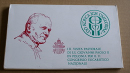 VATICANO 1987 - COLLECTION IN FOLDER SIX FDC ORIGINAL OBLITERATIONS VISIT POPE JHON PAUL II IN POLAND - Storia Postale
