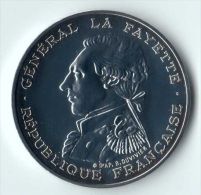 ** 100 FRANCS 1987 LA FAYETTE ARGENT  FDC ** - Gedenkmünzen