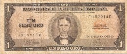 BILLETE DE LA REPUBLICA DOMINICANA DE 1 PESO ORO DEL AÑO 1978 DE DUARTE (BANKNOTE) RARO - Dominicaanse Republiek