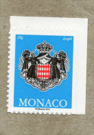 MONACO : Armoiries De Monaco - Série Courante - Autoadhésif, Provenant De Carnet - - Unused Stamps