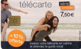 TELECARTE FRANCE TELECOM  7,5e  +10% Offerts  31/08/2013 - 2013