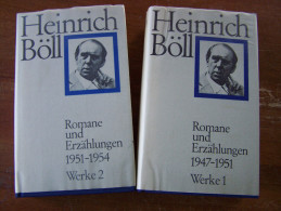 Heinrich BÖLL - WERKE 1 & WERKE 2 ROMANE Und ERZÄHLUNGEN 2 BÄNDEN 1947-1951 Und 1951-1954 - Autores Alemanes