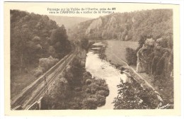 Paysage Sur La Vallée De L' Ourthe , Près De SY  Vers Le CAMPING Du  < Rocher De La Vierge > - Ferrières