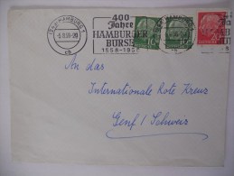 Allemagne Lettre De Hamburg 1958 Pour Genf - Brieven En Documenten
