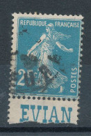 Semeuse 25c Bleu Pub  - Cote 8€ - Used Stamps