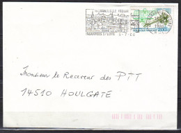 Roland GARROS    Timbre  SEUL Sur LETTRE De  49  INGRANDES SUR LOIRE    Le  5 7 1988  Pour 14510 HOULGATE - Other & Unclassified