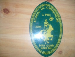 Plaque En Pvc De Raid équestre - Otros & Sin Clasificación