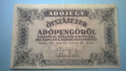 UNGHERIA - 50.000 Adòpengo - Hongrie