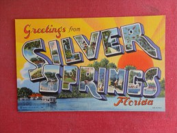 - Florida> Silver Springs Greetings        Ref 1535 - Silver Springs