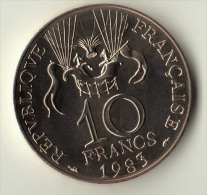 ** 10 FRANCS CONQUETE DE L ESPACE 1983 TRANCHE B  FDC  ** - Gedenkmünzen