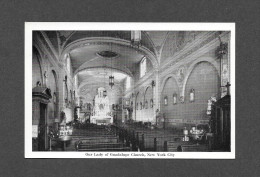 NEW YORK - NEW YORK CITY - INTERIOR OF OUR LADY OF GUADALUPE CHURCH - ÉGLISE - Kerken