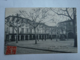 81 - REALMONT - Place De L´Eglise - Les Couverts - Realmont