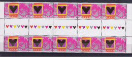 AUSTRALIA Valentine - Sheets, Plate Blocks &  Multiples