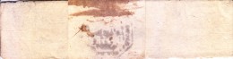 INDIA JAIPUR / RAJASTHAN - FOLDED DOCUMENT/COVER, PERIOD 1800-1850, PERSONALIZED MARKING / SEAL, PRIVATE POSTAL SYSTEM ? - Jaipur