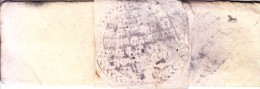 INDIA JAIPUR / RAJASTHAN - FOLDED DOCUMENT/COVER, PERIOD 1800-1850, PERSONALIZED MARKING / SEAL, PRIVATE POSTAL SYSTEM ? - Jaipur