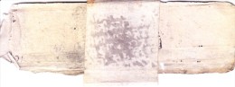 INDIA JAIPUR / RAJASTHAN - FOLDED DOCUMENT/COVER, PERIOD 1800-1850, PERSONALIZED MARKING / SEAL, PRIVATE POSTAL SYSTEM ? - Jaipur