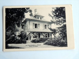 Carte Postale Ancienne : La Tourangelle S. Gland VAUD , En 1923 - Gland