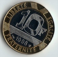 ** 10 FRANCS GENIE DE LA BASTILLE 1998  BU  ** - 10 Francs