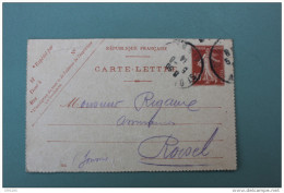 CARTE LETTRE ENVOYEE LE 5 AOUT 1914 - Letter Cards