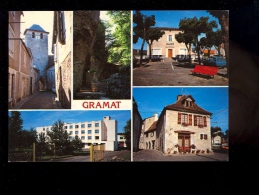 GRAMAT Lot 46 : La Tour De L'Horloge Moulin Du Saut Mairie Maison De Retraite Place Du Four 1986 - Gramat