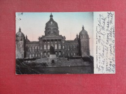 - Iowa> Des Moines State Capitol  Stamp Peeled Off Back     Ref 1535 - Des Moines