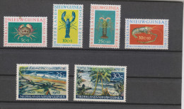 Yvert 71 / 76 * Neuf Charnière Crustacés Crevette Crabe - Nederlands Nieuw-Guinea