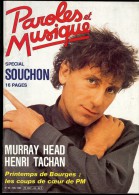 Revue PAROLES Et MUSIQUE N°60 1986 SOUCHON,  MURRAY HEAD, HENRI TACHAN, PIERRE LOUKI - Musique