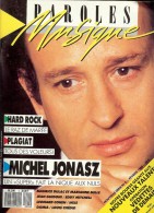 Revue PAROLES Et MUSIQUE N°4 1988 MICHEL JONASZ, HARD ROCK, GUIDONI, MITCHELL, COHEN, INXS, DAMIA, CHEDID, DULAC MILLE - Musique