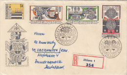 2918- BRNO PHILATELIC EXHIBITION, REGISTERED SPECIAL COVER, 1966, CZECHOSLOVAKIA - Lettres & Documents