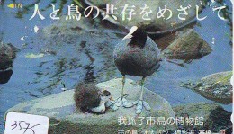 Telecarte Japon OISEAU (3575)  BIRD Japan Phonecard * Vogel TELEFONKARTE - Gallinaceans & Pheasants