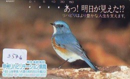 Telecarte Japon OISEAU (3576)  SINGING BIRD * JAPAN Phonecard * Vogel TELEFONKARTE - Zangvogels
