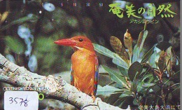 Telecarte Japon OISEAU (3578)  SINGING BIRD * JAPAN Phonecard * Vogel TELEFONKARTE - Zangvogels
