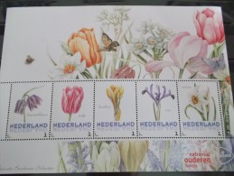Nederland  2014  Bloemen 1  Velletje /sheetlet  Postfris/mnh/neuf - Unused Stamps