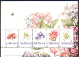 Nederland  2014  Bloemen 2  Velletje /sheetlet  Postfris/mnh/neuf - Unused Stamps