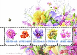 Nederland  2014  Bloemen 3  Flowers Blumen   Velletje /sheetlet  Postfris/mnh/neuf - Ongebruikt