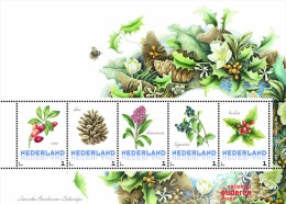 Nederland  2014  Bloemen 4  Flowers Blumen   Velletje /sheetlet  Postfris/mnh/neuf - Neufs