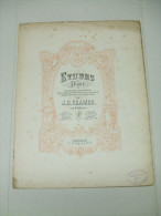 Partitions ETUDES POUR PIANO Ou Exercices Doigtés Par J.B. Cramer - Cahier II (incomplet) - Opera